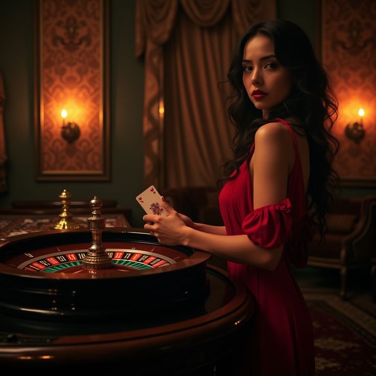 Dealer Qiu Qiu ug1881 membagikan kartu kepada pemain di meja live